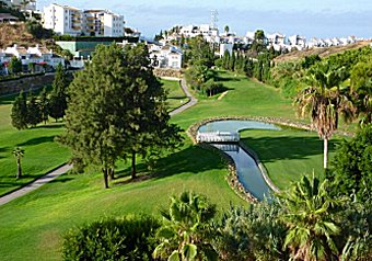 Views to Miraflores golf course from the terrace