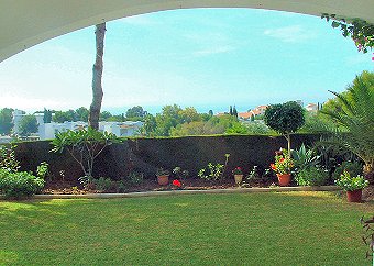 Picture of view from the lounge at Miraflores Resort
