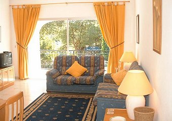 Lounge opens to a spacious terrace