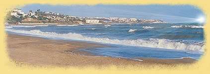 Beach view at Miraflores Costa.